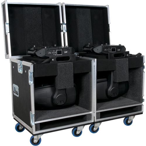 Elation Professional Dual Touring Road Case for Two Satura Profile Moving Heads