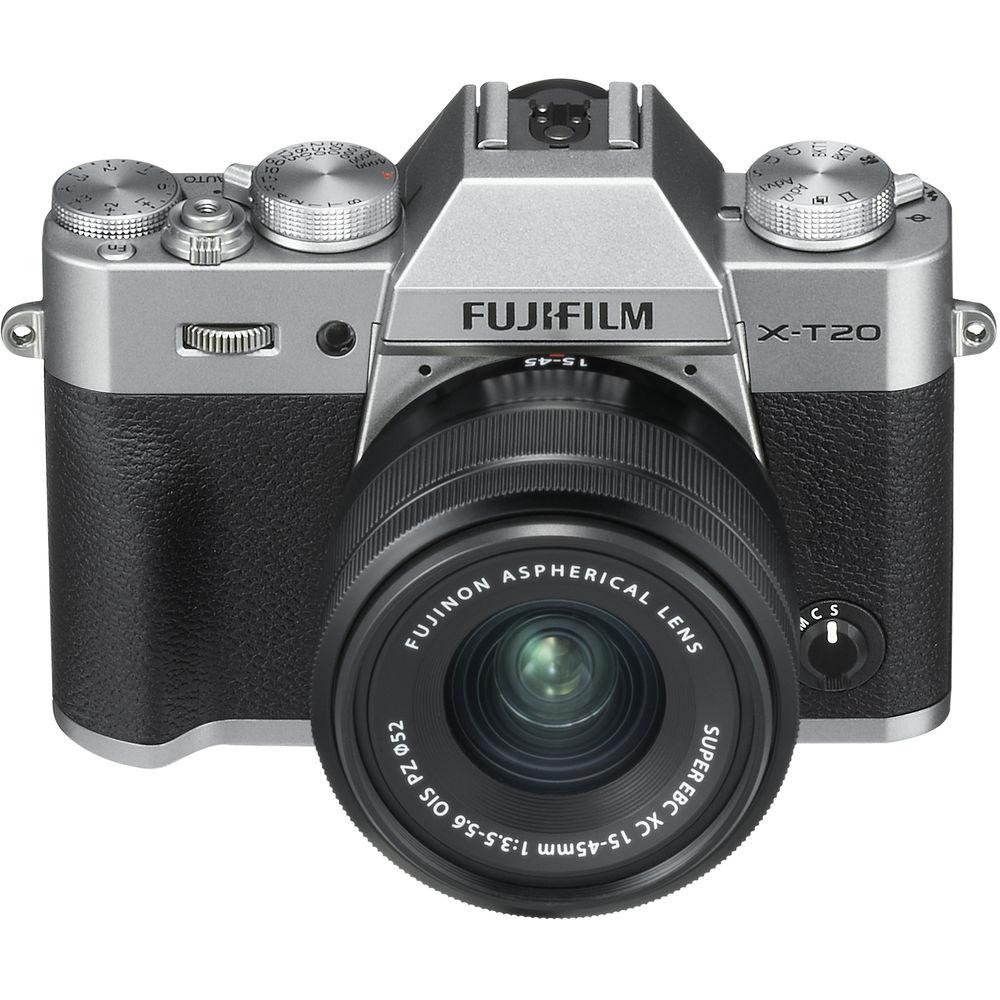 FUJIFILM X-T20 Mirrorless Digital Camera with XC 15-45mm Lens