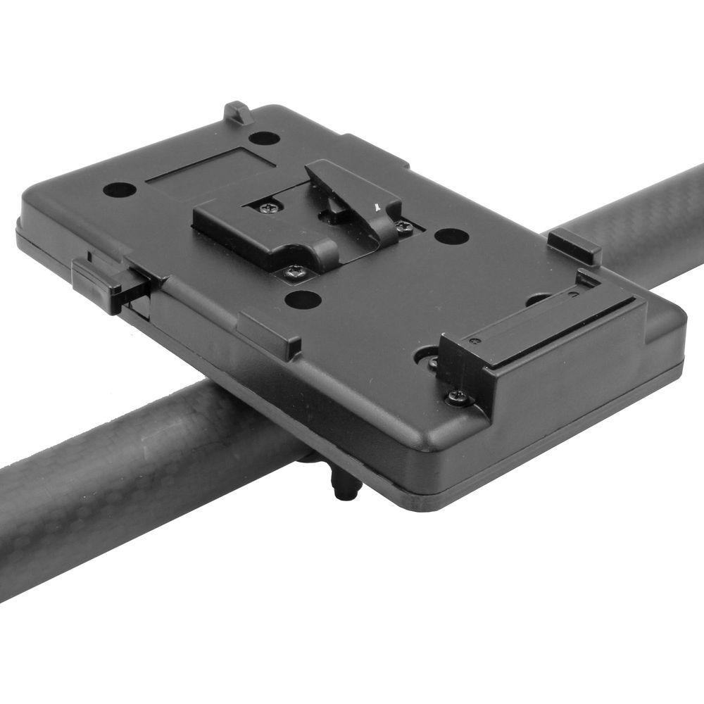 GyroVu V-Mount Battery Carbon Fiber Mount & D-Tap to LP-E6 Adapter Cable for Ronin M MX, MoVI