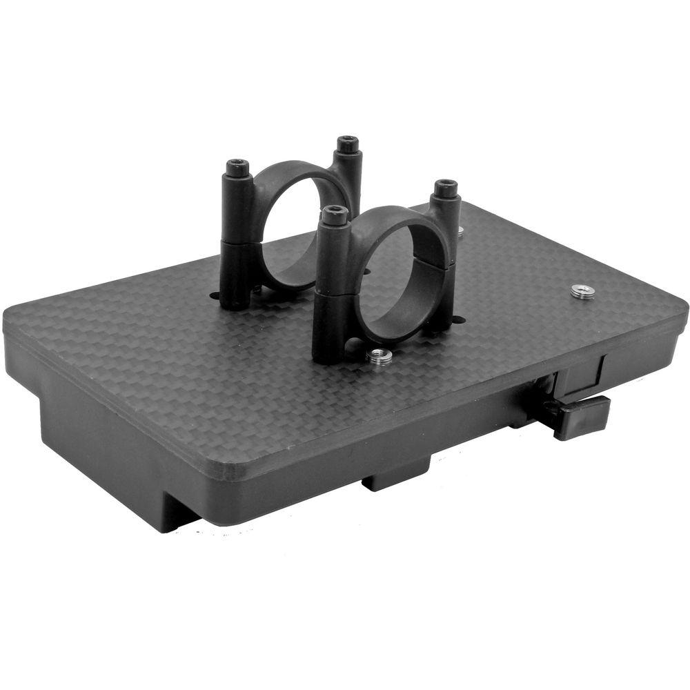 GyroVu V-Mount Battery Carbon Fiber Mount & D-Tap to LP-E6 Adapter Cable for Ronin M MX, MoVI