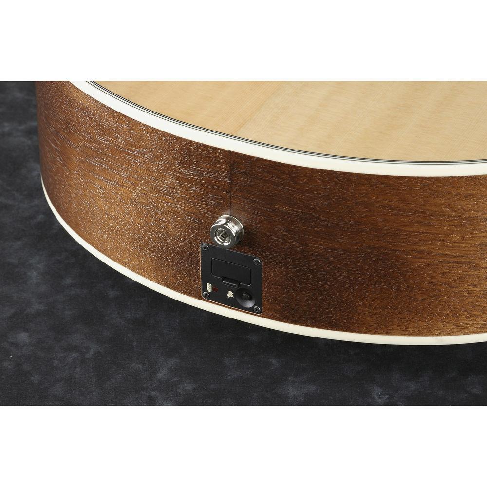 Ibanez AE205JR AE Semi-Acoustic Electric Guitar - Open Pore Natural