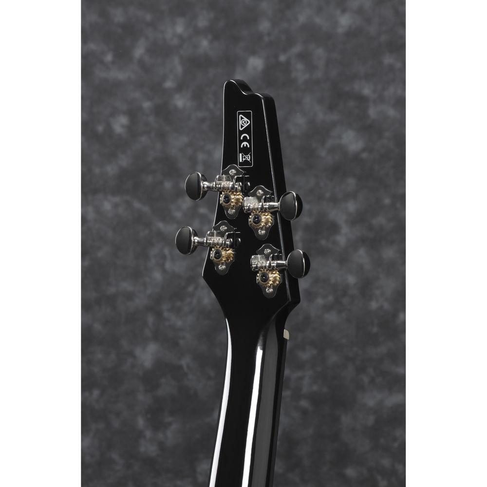 Ibanez Soprano Cutaway Ukulele - Mahogany Open Pore - Black Low Gloss