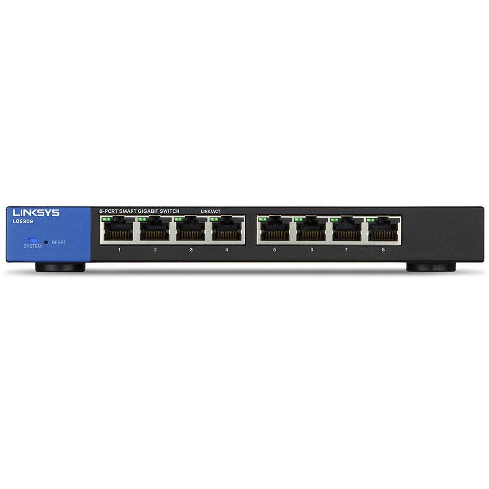 Linksys LGS308 8-Port Smart Gigabit Switch