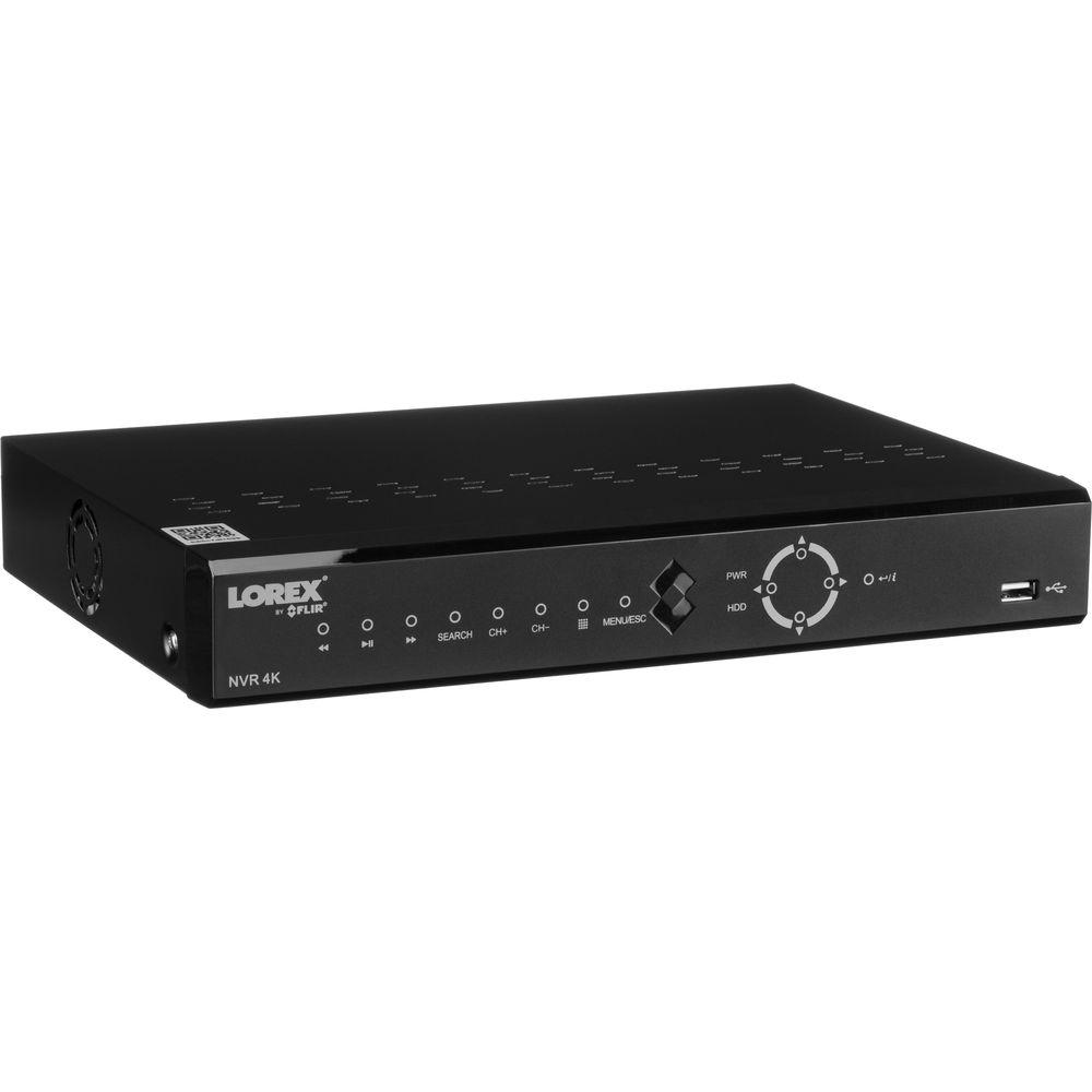 Lorex 8-Channel 4K UHD NVR with 3TB HDD, 4 4K Night Vision Bullet Cameras & 4 4K Night Vision Dome Cameras