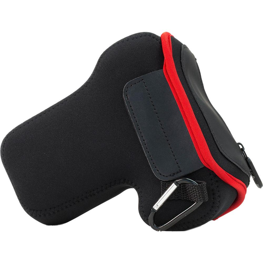 MegaGear MG1057 Ultra Light Neoprene Case with Carabiner for Canon EOS Rebel SL1 with 18-55mm