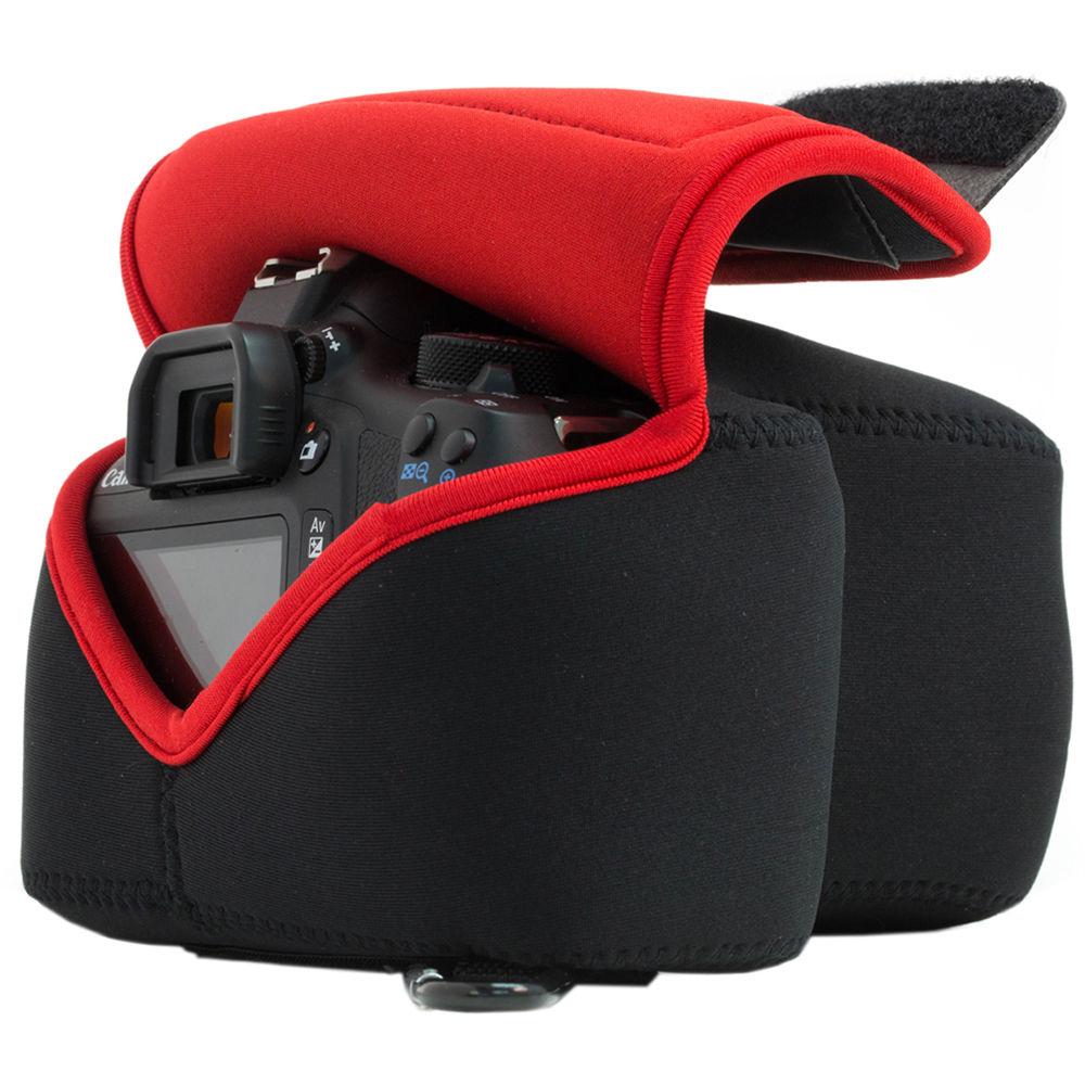 MegaGear MG1057 Ultra Light Neoprene Case with Carabiner for Canon EOS Rebel SL1 with 18-55mm