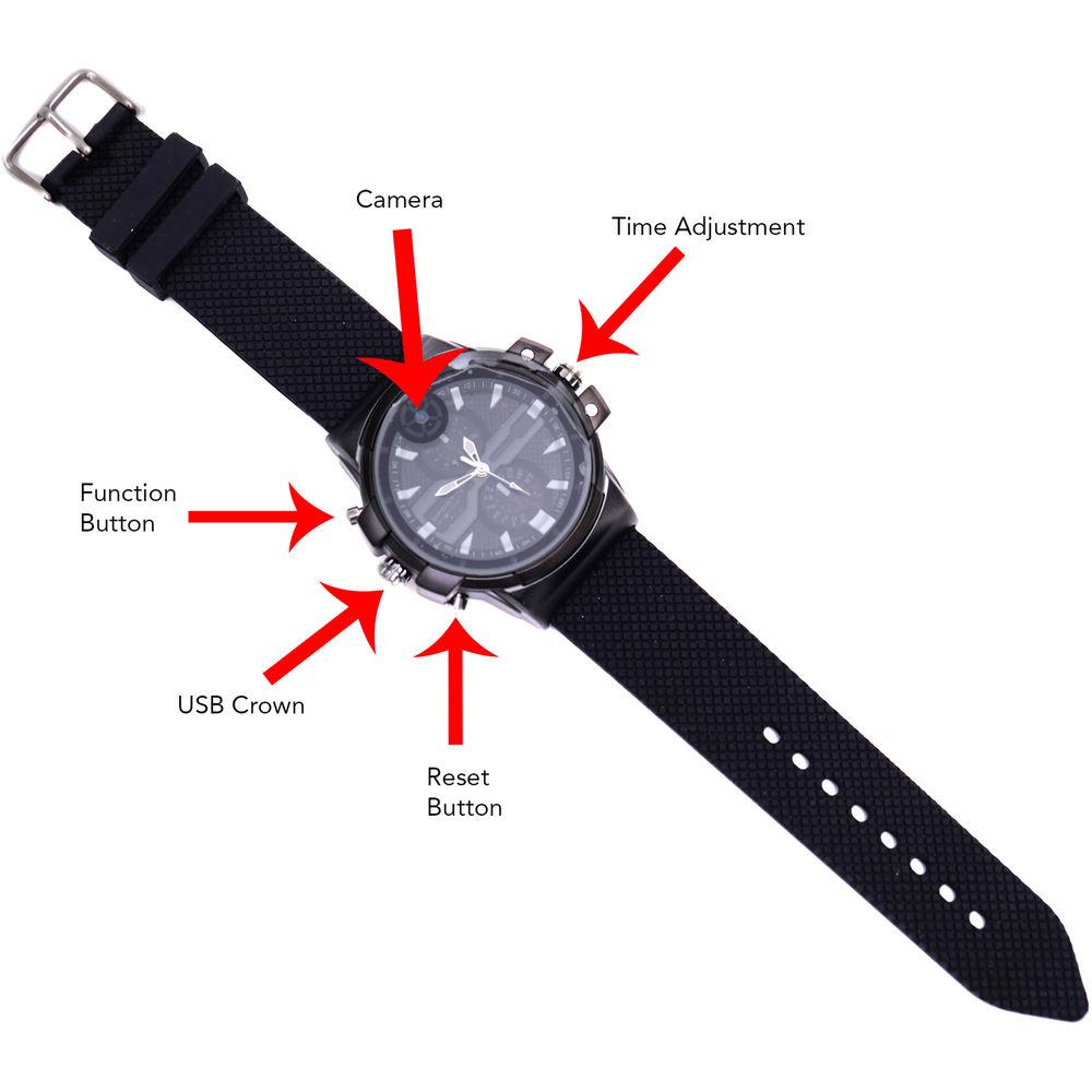 Mini Gadgets Wrist Watch with 2K Covert Camera