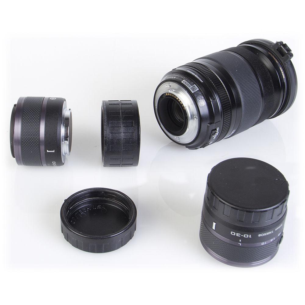OP TECH USA Double Lens Mount Cap for Micro 4 3 Lenses