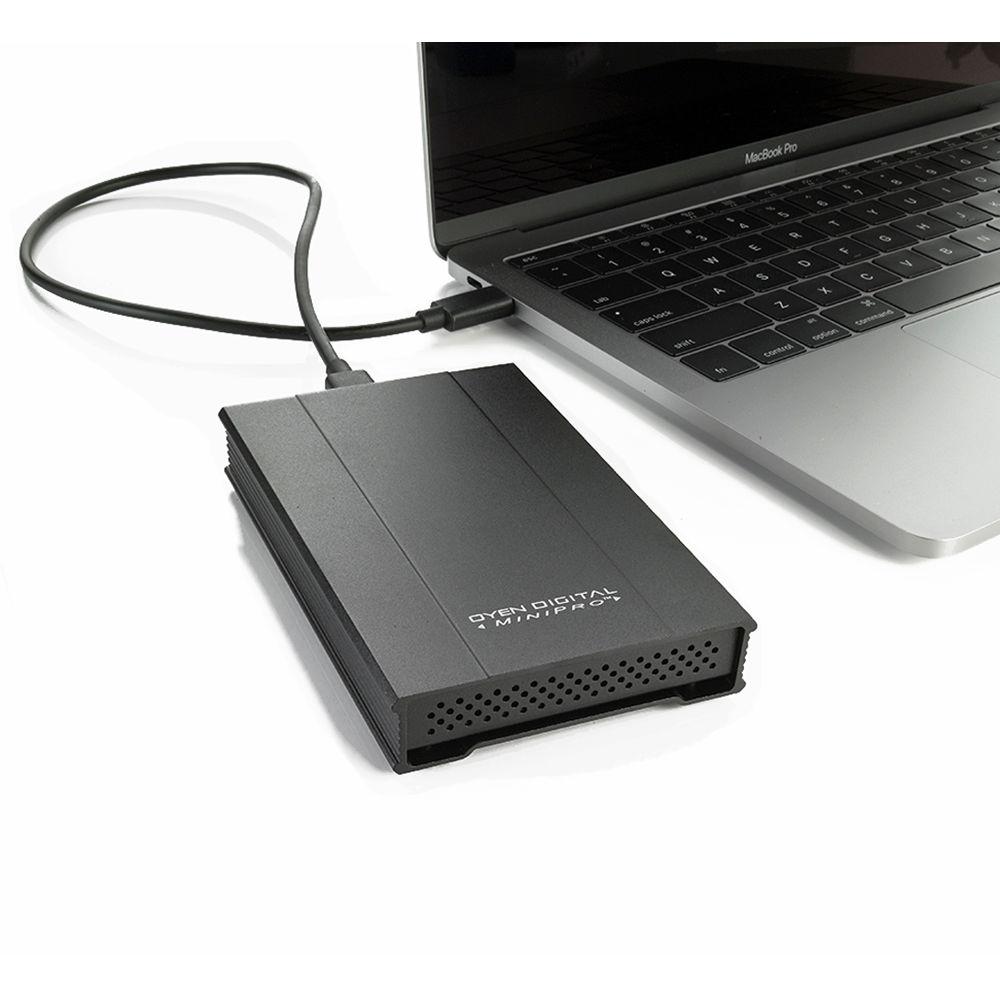 Oyen Digital 4TB MiniPro USB 3.1 Gen-2 Type-C Portable Solid State Drive