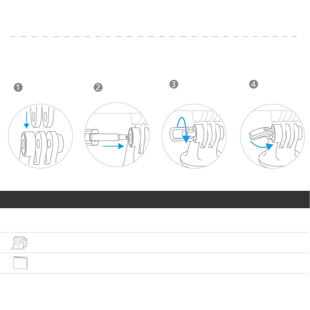 PGYTECH Action Camera Universal Mount to 1 4"-20 Adapter