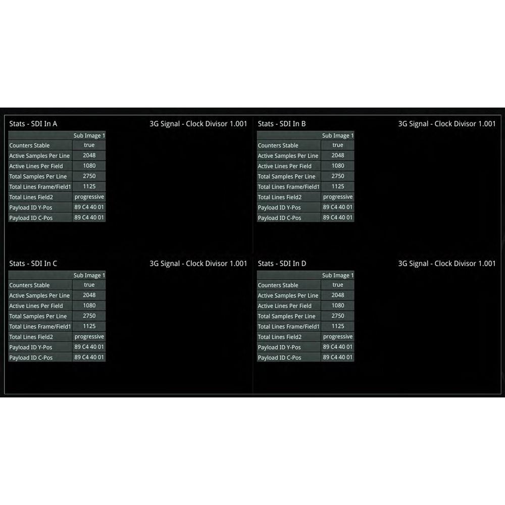 PHABRIX QX 1 RU 1 2 Rack UHDTV Rasterizer Analyzer Generator HD 3G 6G 12G-SDI & SFP I O
