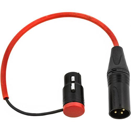Rycote 3-Pin XLR Male to Right-Angled 3-Pin XLR Female Cable for Cyclone