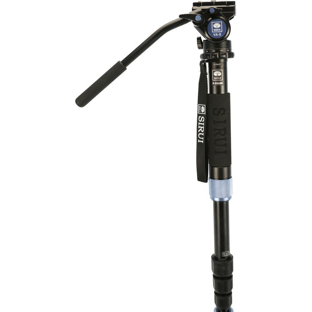 Sirui Aluminum 4 Section Monopod with Feet and VA5 Head