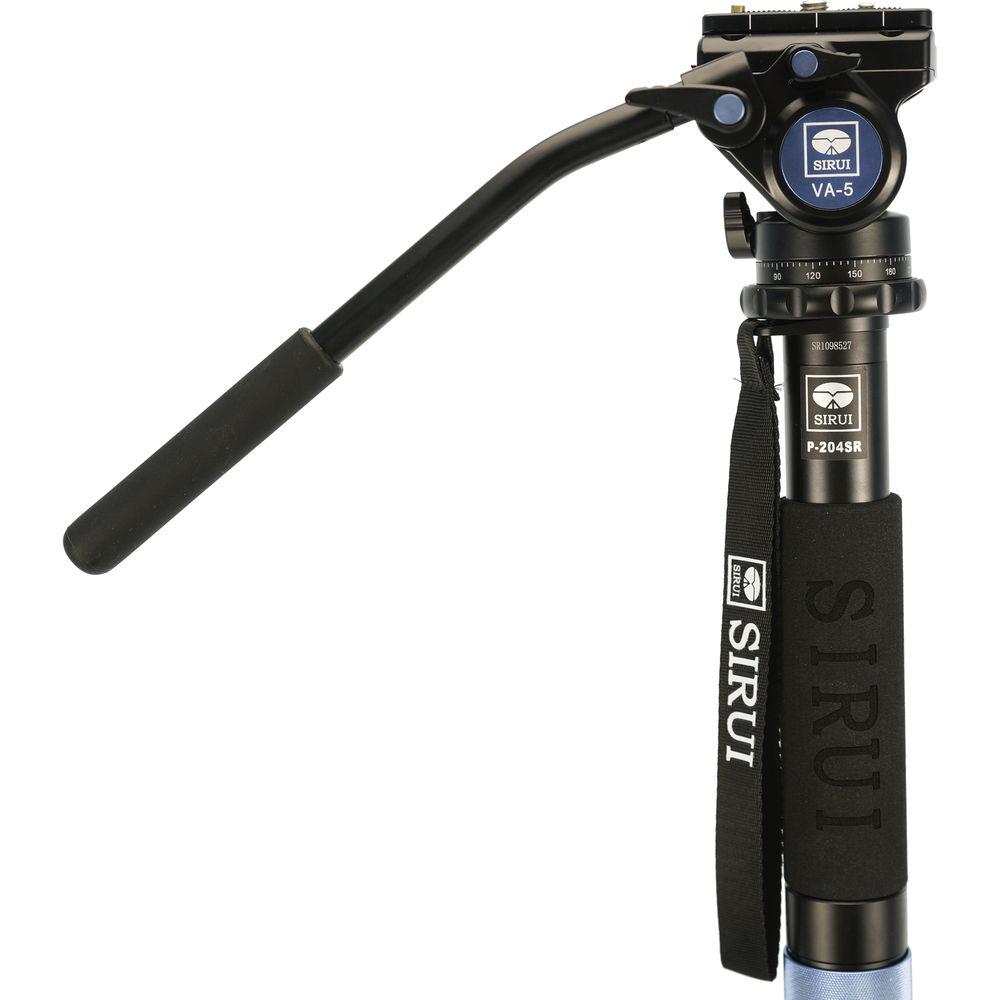 Sirui Aluminum 4 Section Monopod with Feet and VA5 Head
