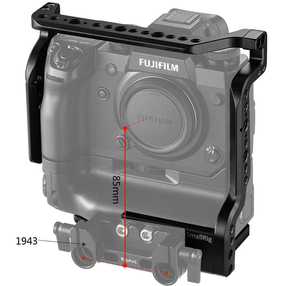 SmallRig 2124 Cage for FUJIFILM X-H1 Camera with Battery Grip