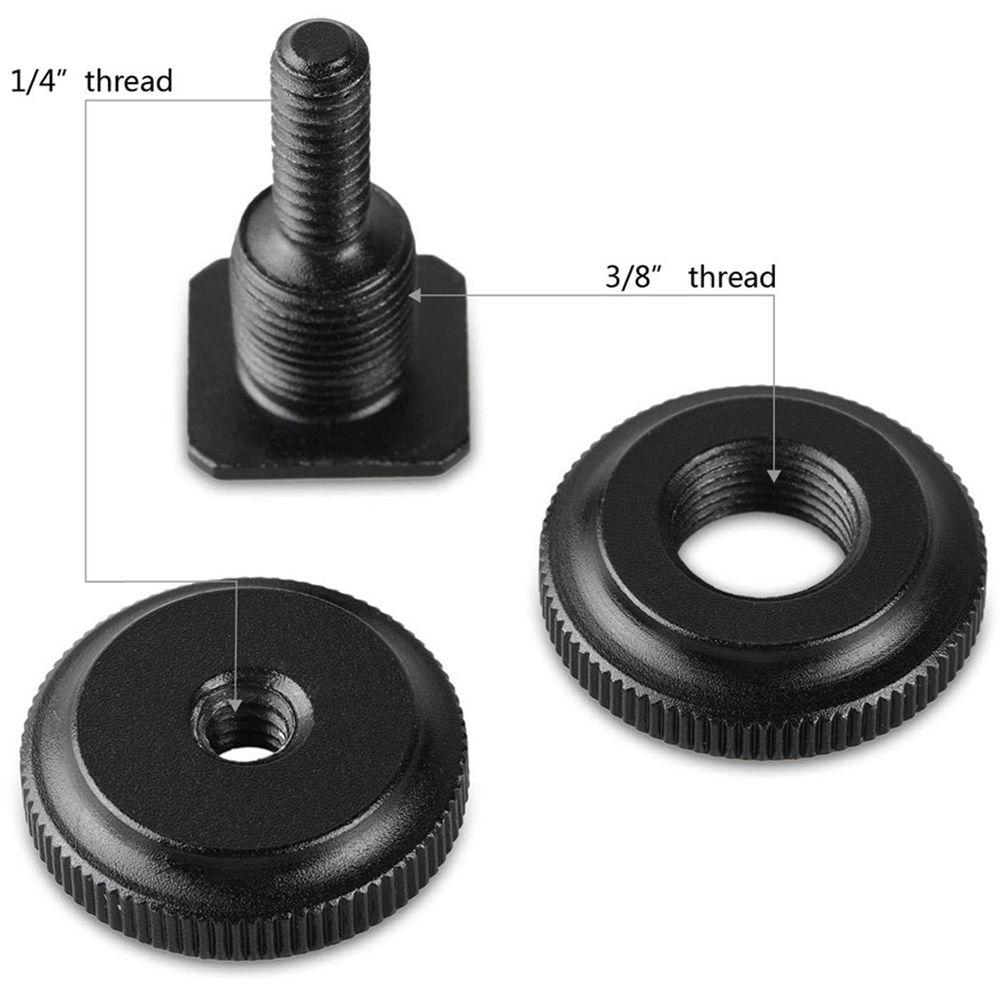 SmallRig Cold Shoe with 1 4" and 3 8" Threads