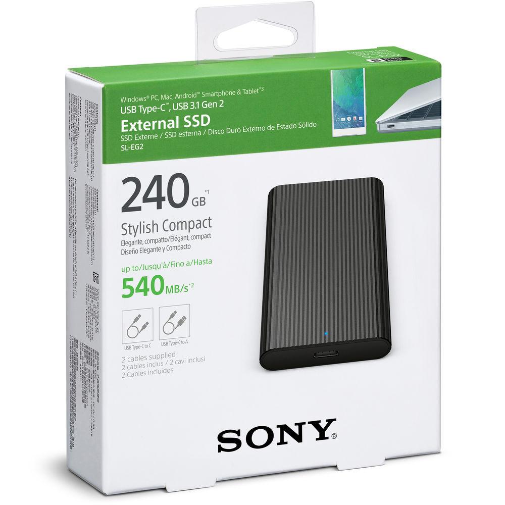 Sony 240GB USB 3.1 Gen 2 External SSD