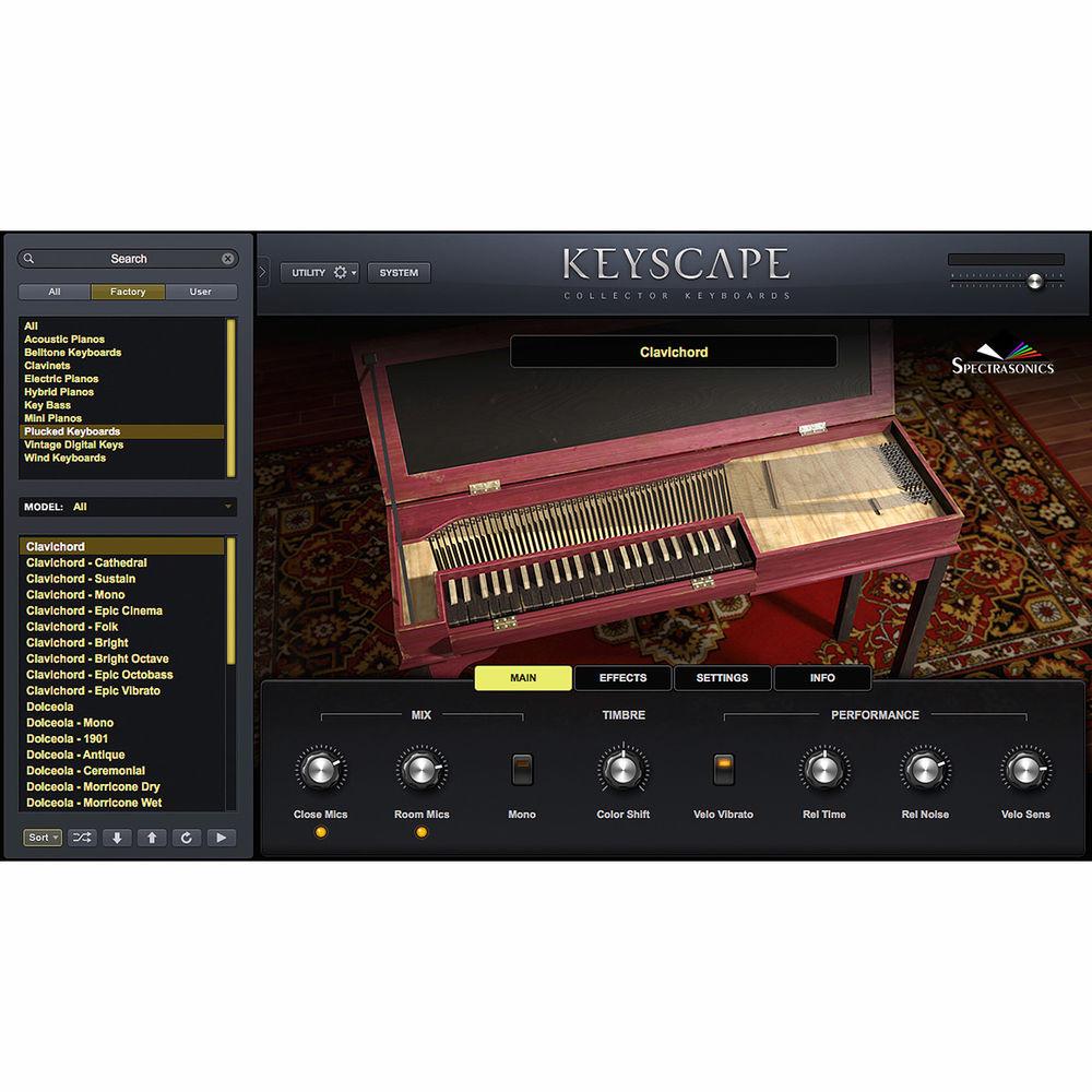 Spectrasonics Keyscape - Collector-Keyboards Virtual Instrument, Spectrasonics, Keyscape, Collector-Keyboards, Virtual, Instrument