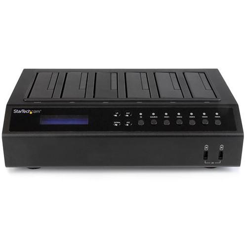 StarTech USB 3.0 eSATA 1:5 SATA 2.5" 3.5" Standalone HDD Duplicator & Eraser