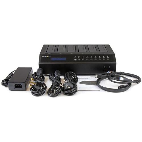 StarTech USB 3.0 eSATA 1:5 SATA 2.5" 3.5" Standalone HDD Duplicator & Eraser