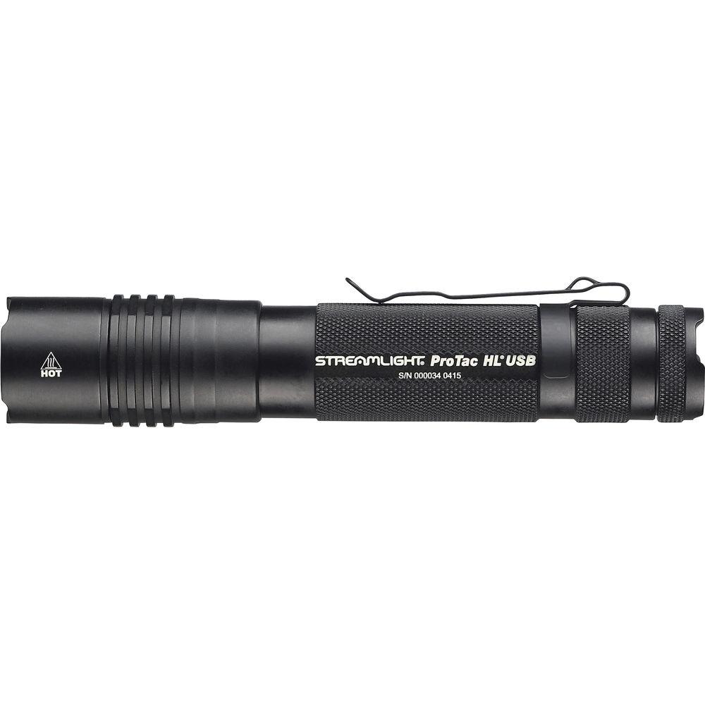 Streamlight ProTac HL USB Rechargeable Tactical Flashlight with USB Cable