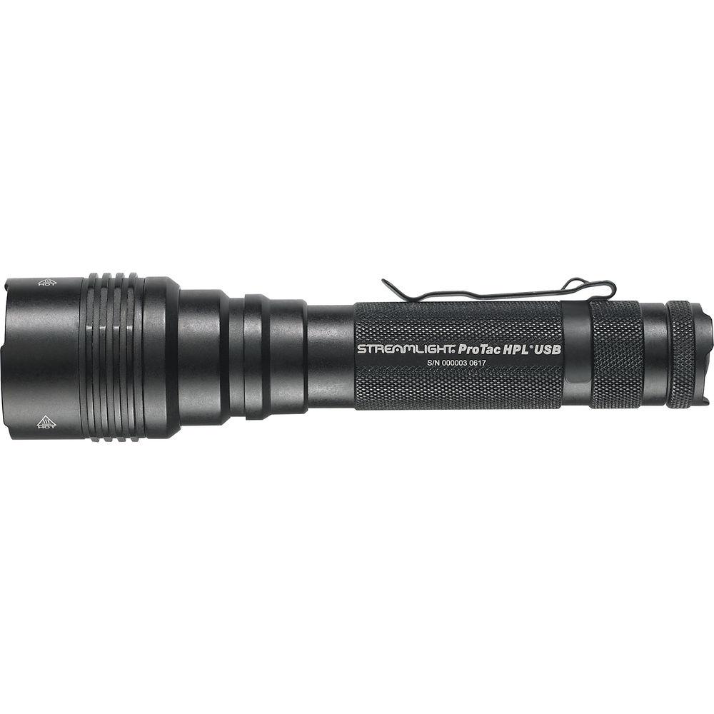 Streamlight ProTac HPL USB Rechargeable Tactical Flashlight with Power Adapter