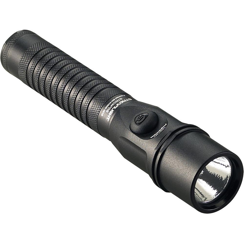 Streamlight Strion DS Rechargeable LED Flashlight with 120 100 VAC Charger Bracket and Grip Ring