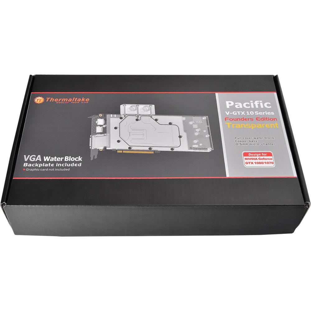 Thermaltake Pacific V-GTX 10 Series Founders Edition Transparent Water Block