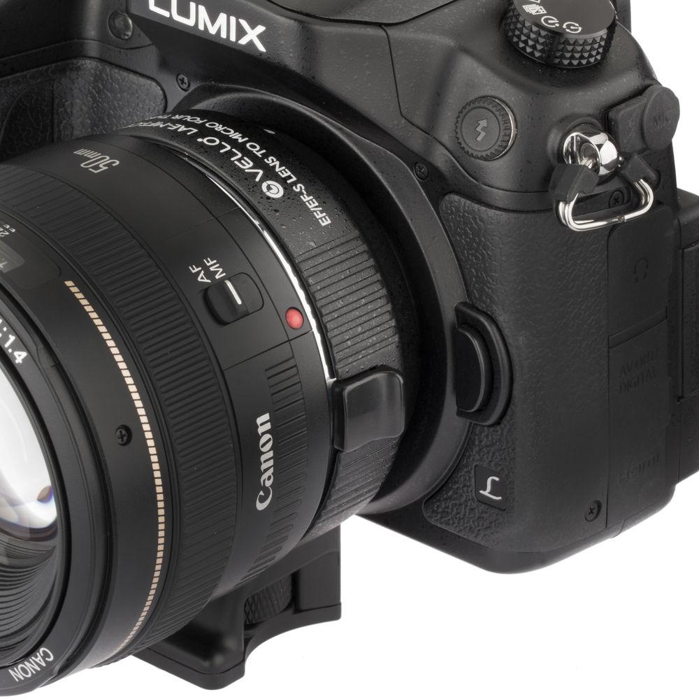 Vello Canon EF EF-S Lens to Micro Four Thirds Camera Auto Lens Adapter