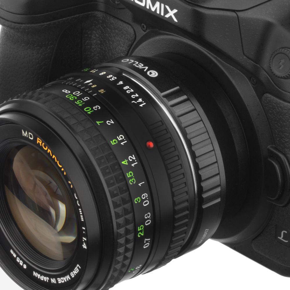 Vello Minolta MD Lens to Micro Four Thirds Camera Lens Adapter