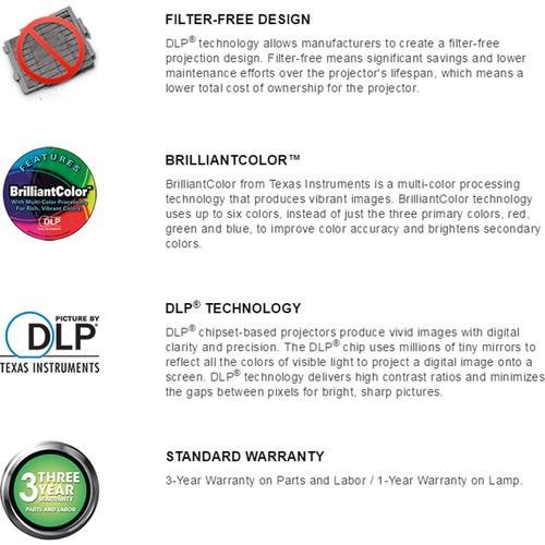 Vivitek DH833 4500-Lumen Full HD DLP Projector