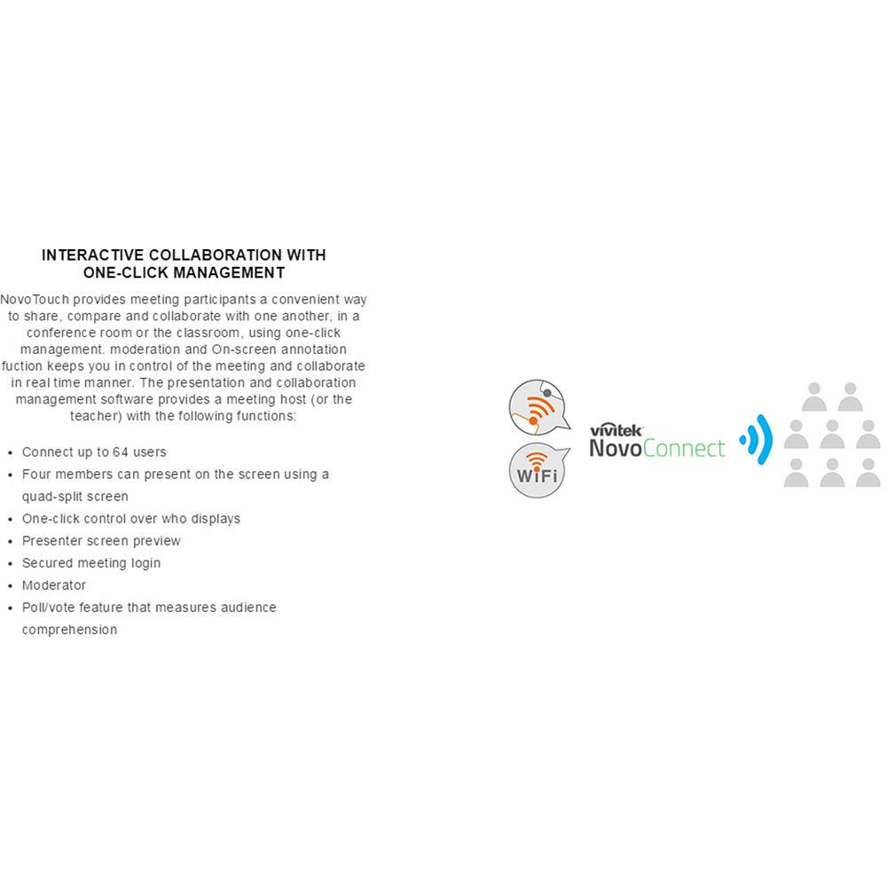 Vivitek NovoTouch LK8630i 86" 4K UHD Interactive LED Flat Panel Display