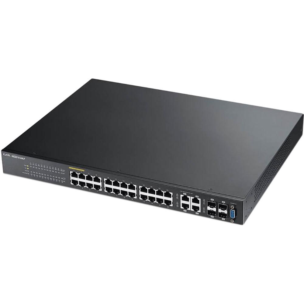 ZyXEL 24-port GbE L2 Lite-PoE Switch with 4 GbE Combo Ports