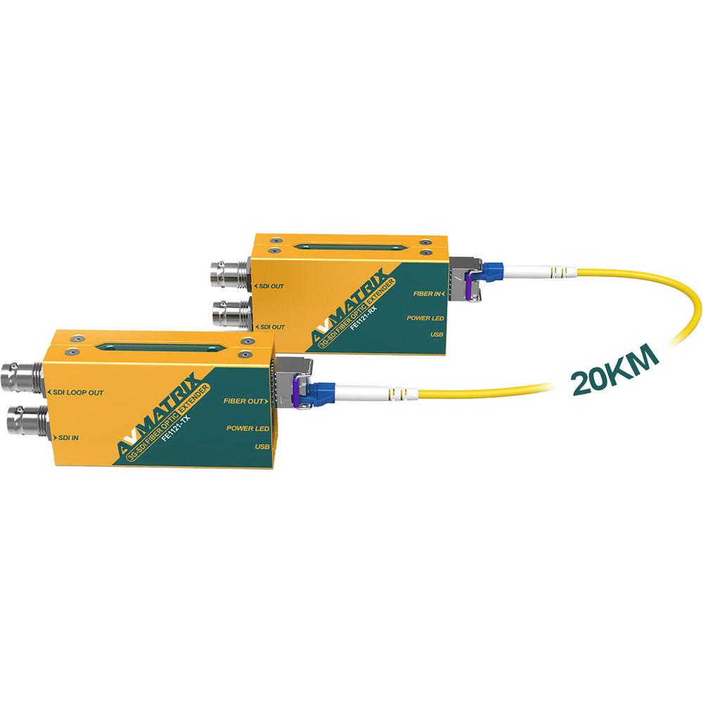 AV Matrix 3G-SDI Fiber Optic Extender