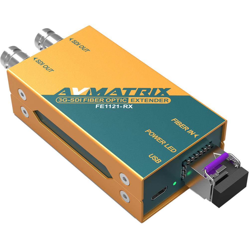 AV Matrix 3G-SDI Fiber Optic Extender, AV, Matrix, 3G-SDI, Fiber, Optic, Extender
