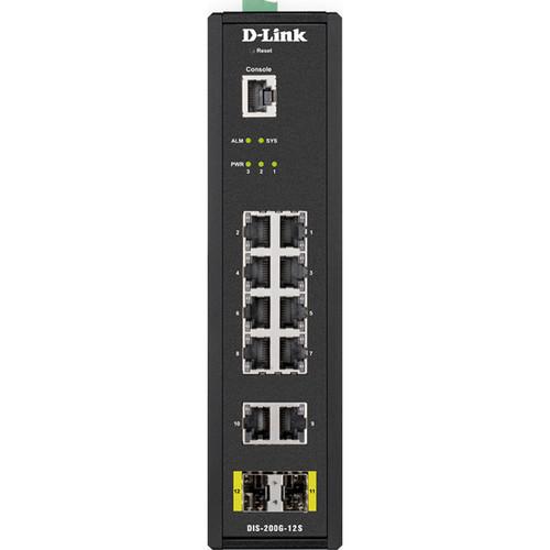 D-Link 12-Port Gigabit Smart Managed Industrial Switch