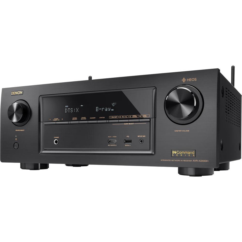 Denon AVR-X2400H 7.2-Channel Network A V Receiver