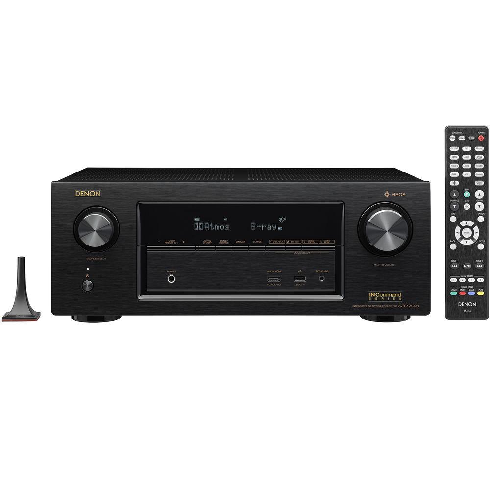 Denon AVR-X2400H 7.2-Channel Network A V Receiver