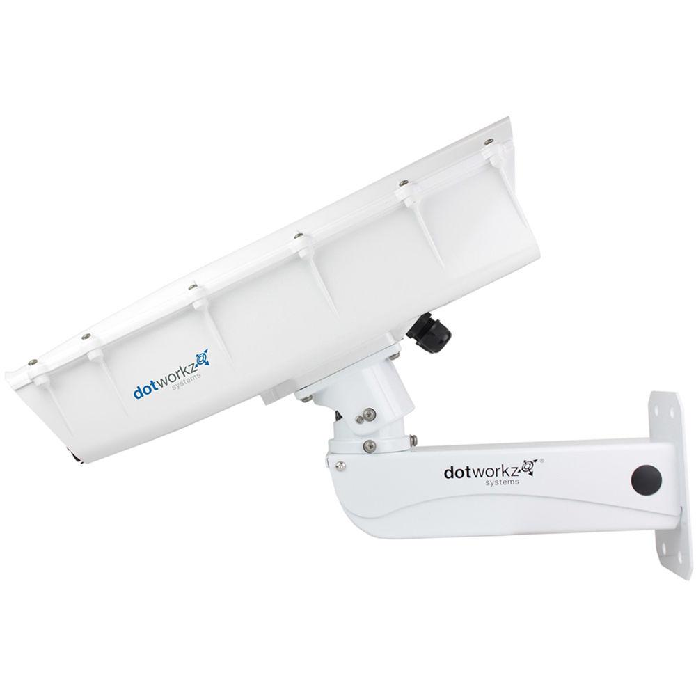 Dotworkz S-Type Solar Heater Blower Camera Enclosure with Stainless-Steel Arm