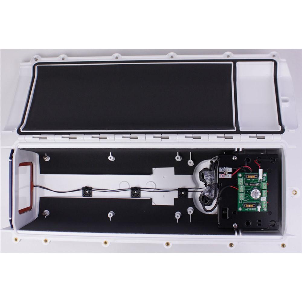 Dotworkz S-Type Solar Heater Blower Camera Enclosure with Stainless-Steel Arm