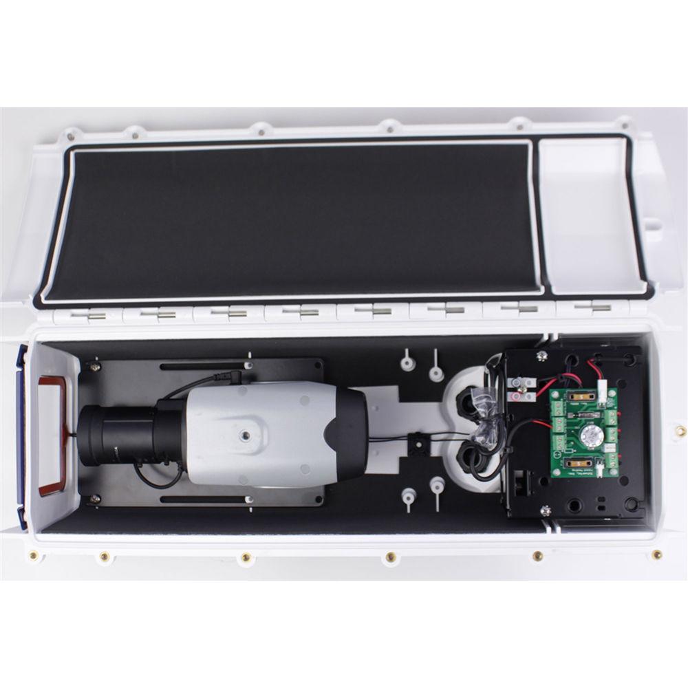 Dotworkz S-Type Solar Heater Blower Camera Enclosure with Stainless-Steel Arm