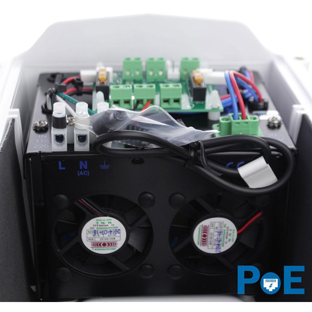 Dotworkz S-Type Tornado Dual Blower Camera Enclosure with PoE and Stainless Steel Arm