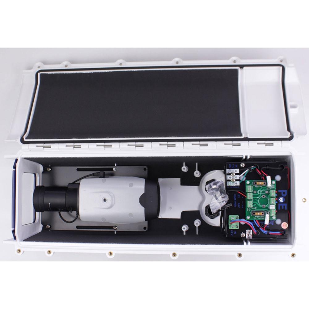 Dotworkz S-Type Tornado Dual Blower Camera Enclosure with PoE and Stainless Steel Arm