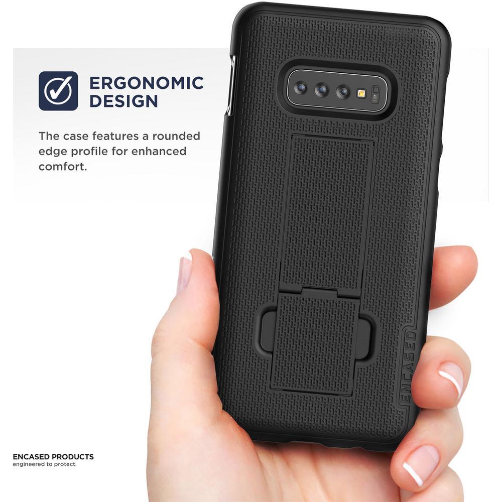Encased DuraClip Series Slim Fit Case with Belt Clip Holster for Samsung Galaxy S10