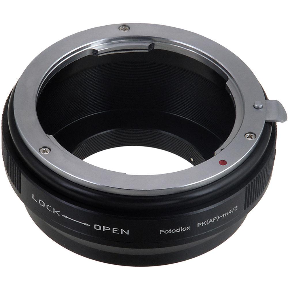 FotodioX Mount Adapter with Aperture Control Dial for Pentax K-Mount AF Lens to Micro Four Thirds Camera