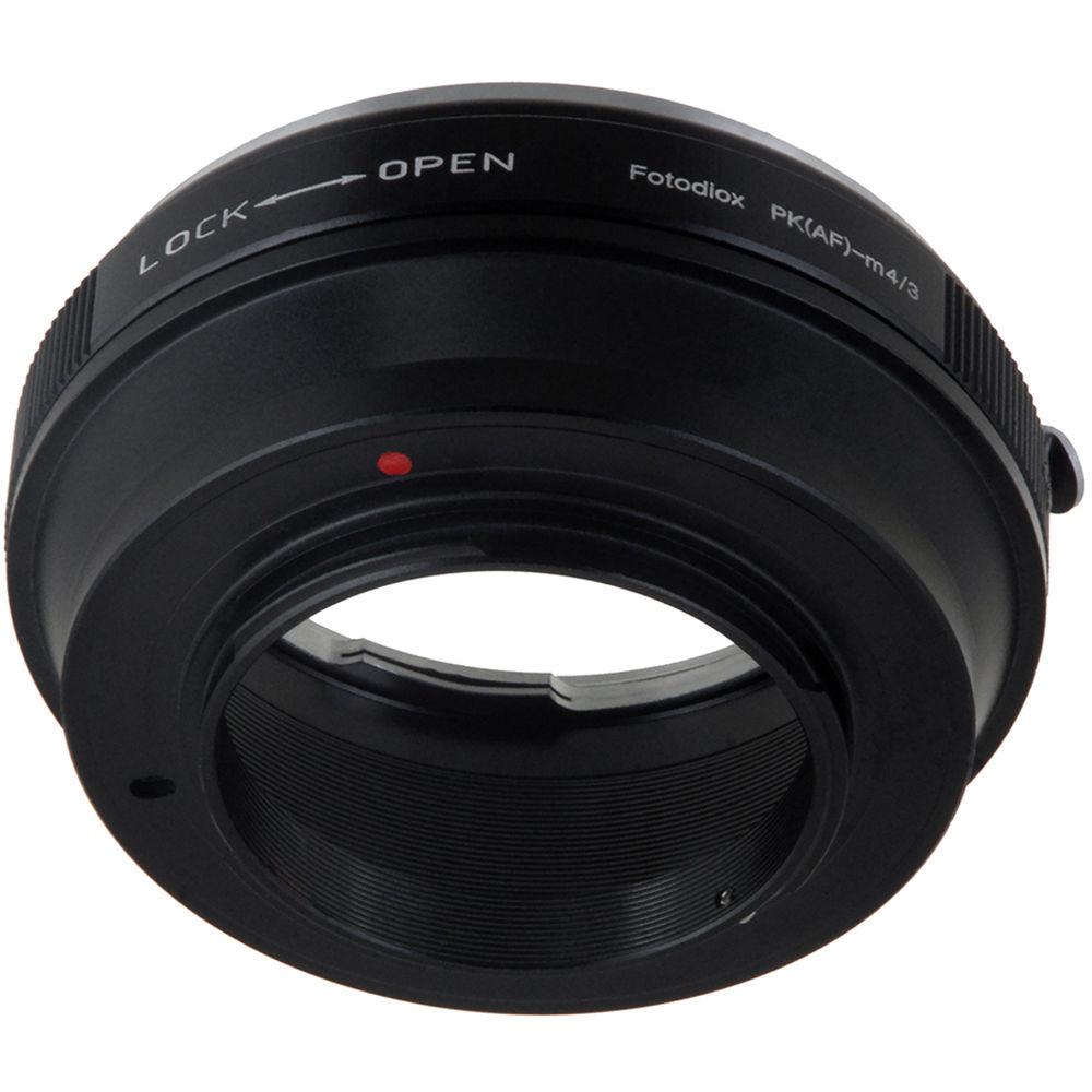 FotodioX Mount Adapter with Aperture Control Dial for Pentax K-Mount AF Lens to Micro Four Thirds Camera
