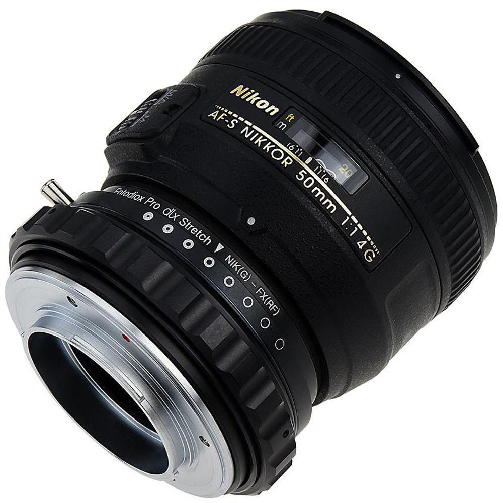 FotodioX Nikon F G-Type Lens to Fujifilm X-Mount DLX Stretch Adapter