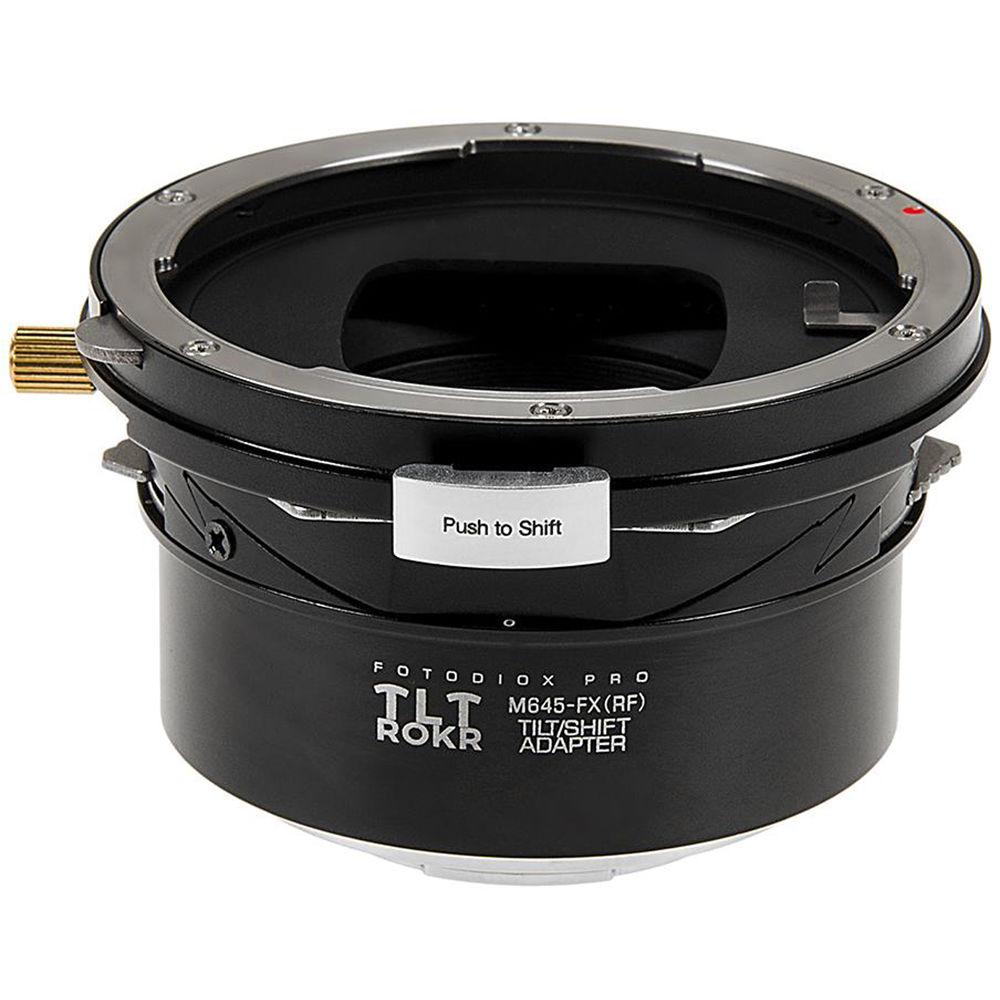 FotodioX Pro TLT ROKR Tilt Shift Lens Mount Adapter for Mamiya 645 Lens to Fuji X-Mount Camera