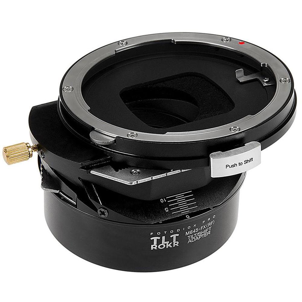 FotodioX Pro TLT ROKR Tilt Shift Lens Mount Adapter for Mamiya 645 Lens to Fuji X-Mount Camera