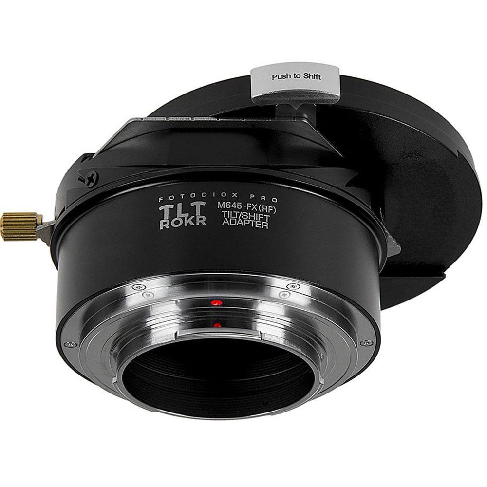 FotodioX Pro TLT ROKR Tilt Shift Lens Mount Adapter for Mamiya 645 Lens to Fuji X-Mount Camera